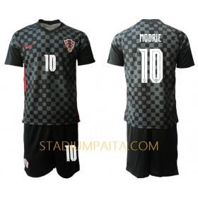 Virallinen pelipaita Kroatia Luka Modrić 10 Vieras EURO 2020 Lyhythihainen - Lasten( + Lyhyet housut )